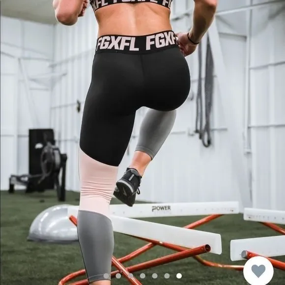 EUC Flag Nor Fail Tri Color bra sz med black blush - Picture 7 of 9